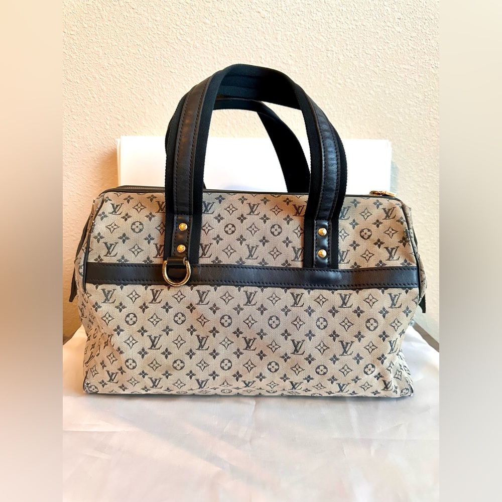 Louis Vuitton Josephine GM Mini Lin Boston style Handbag - Picture 7 of 17